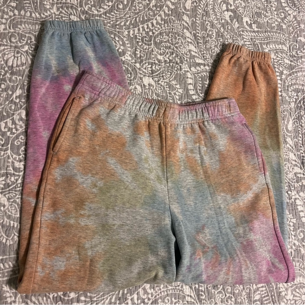 Pacsun grey tie dye sweatpants